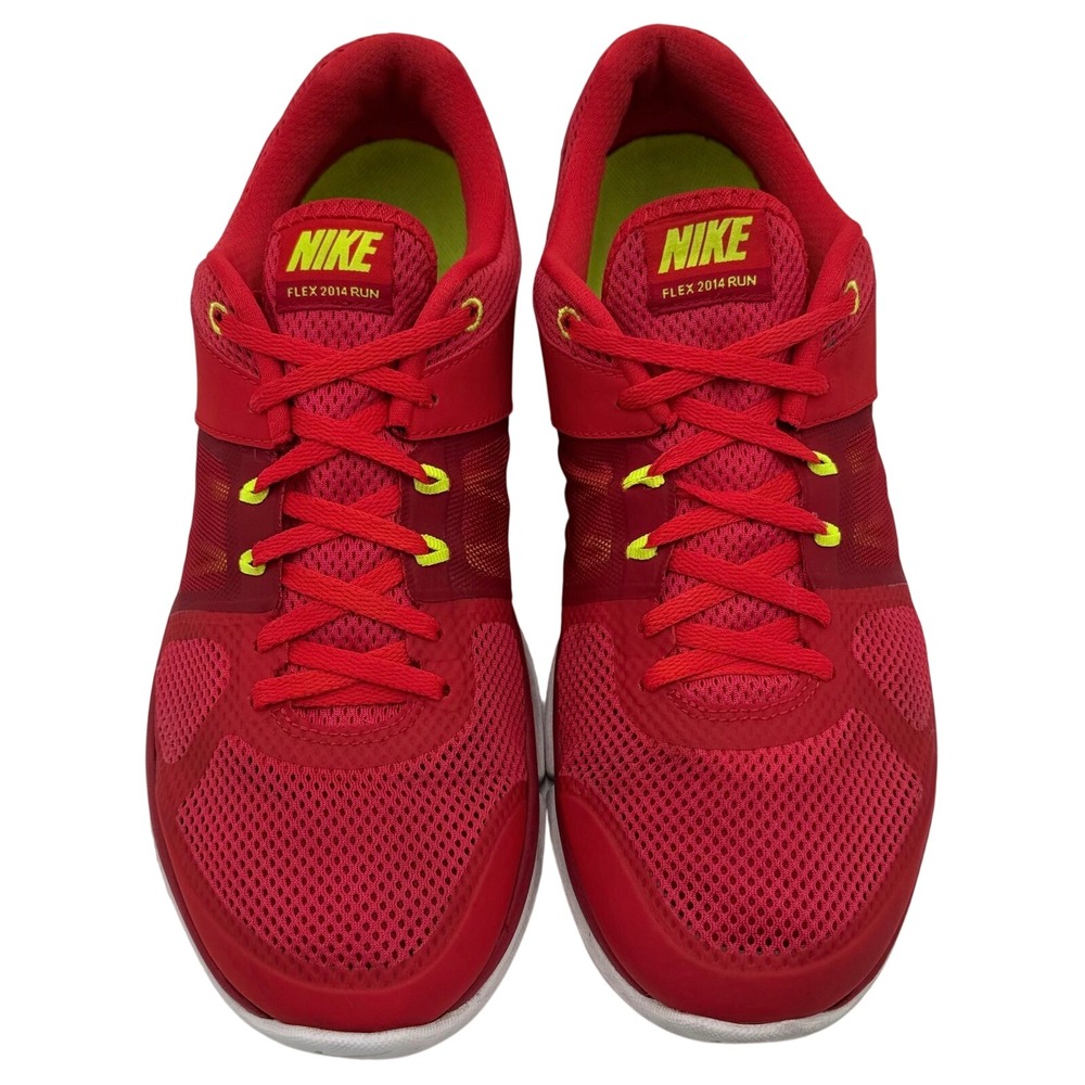 Nike Flex 2014 Run Athletic Sneaker Shoes Mens 10.5 Red Running 642800-602 Gym